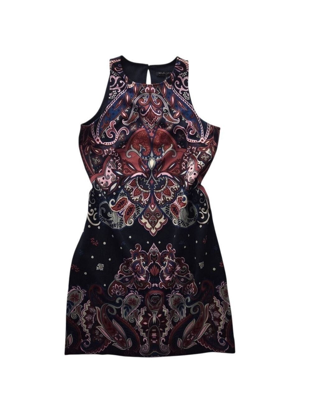 Banana Republic Petite Extra Small Paisley Print Shift Dress